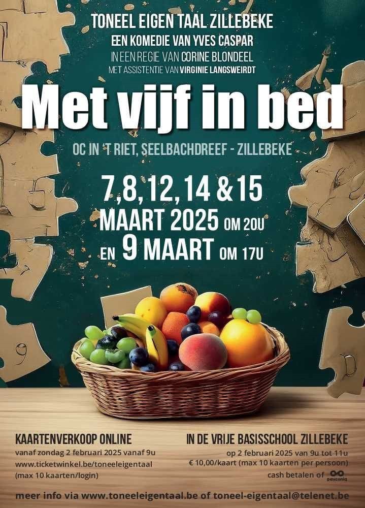 Met vijf in bed